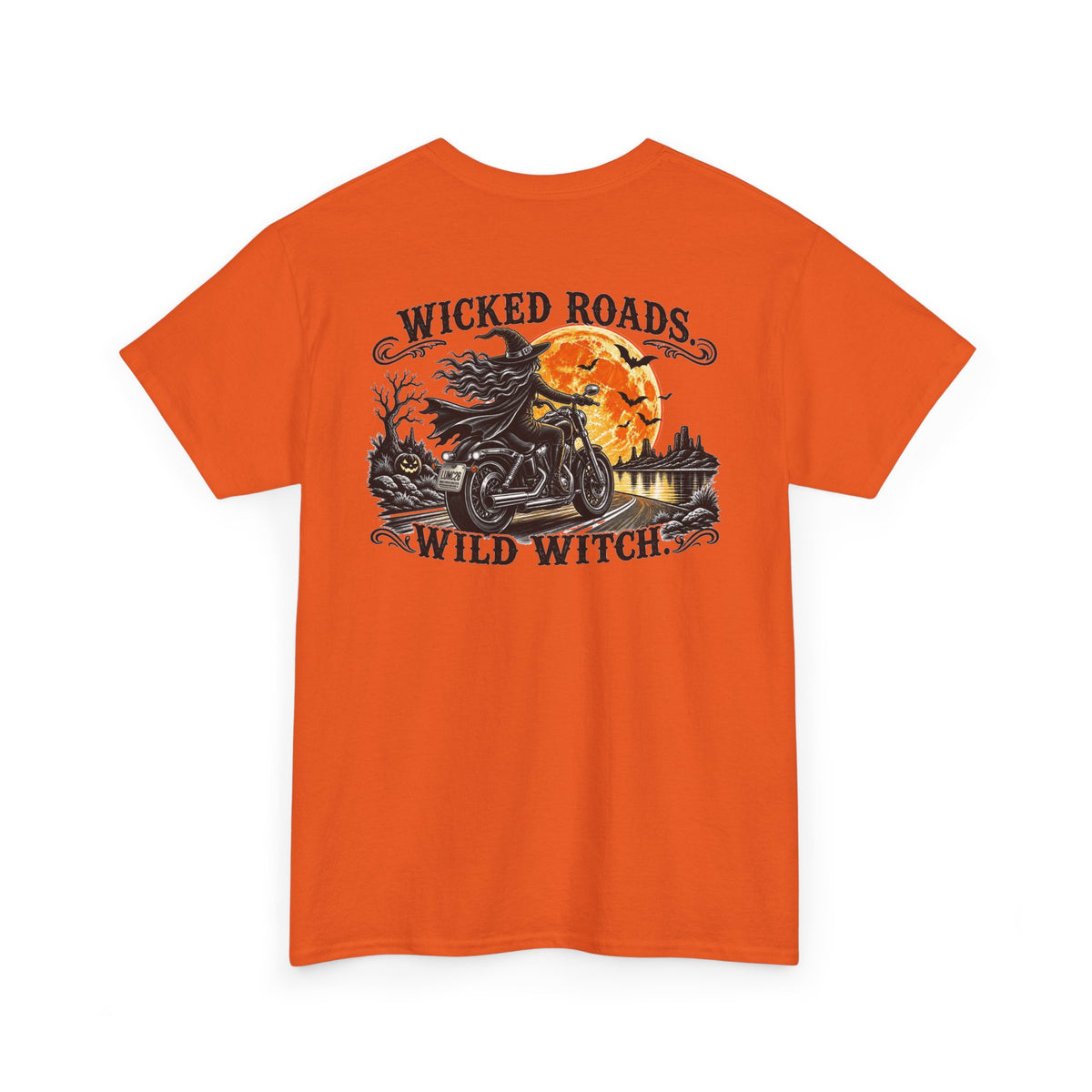 Wicked Roads, Wild Witch- Women's Limited Edition Halloween Tee (On Unisex Tee)