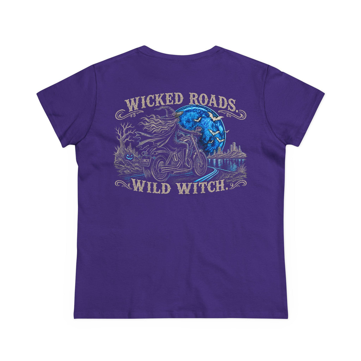 Wicked Roads, Wild Witch- Women's Limited Edition Halloween Tee