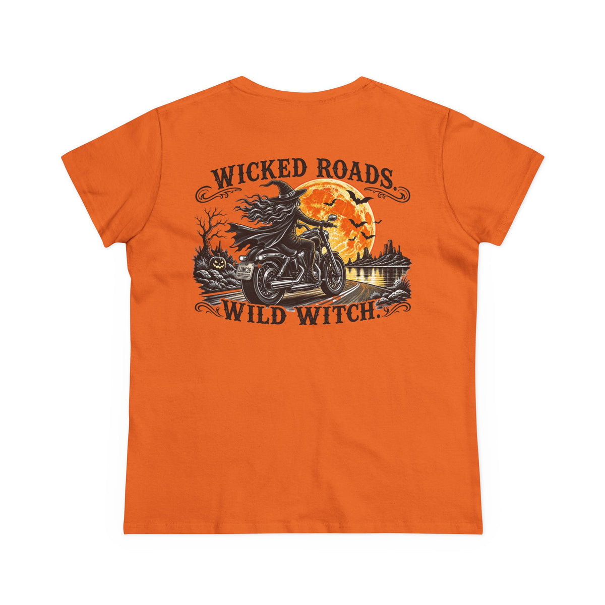 Wicked Roads, Wild Witch- Women's Limited Edition Halloween Tee