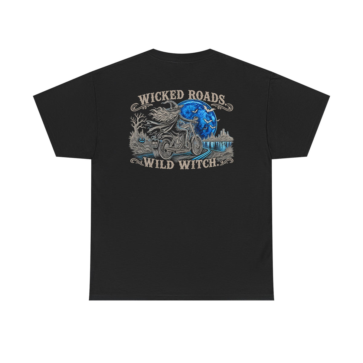 Wicked Roads, Wild Witch- Women's Limited Edition Halloween Tee (On Unisex Tee)