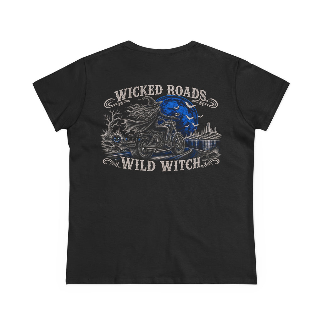 Wicked Roads, Wild Witch- Women's Limited Edition Halloween Tee