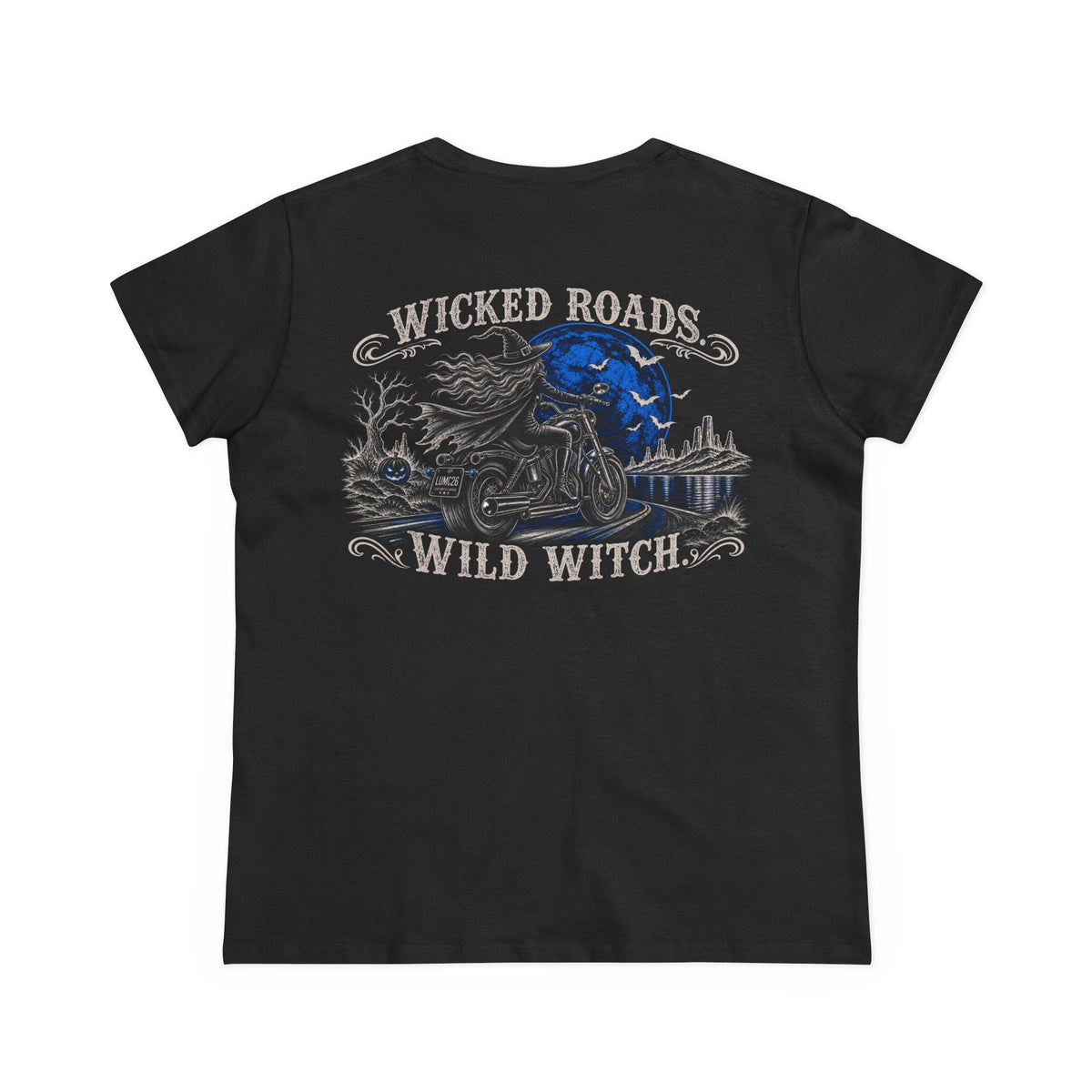 Wicked Roads, Wild Witch- Women's Limited Edition Halloween Tee