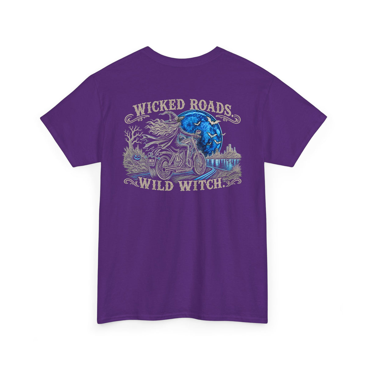 Wicked Roads, Wild Witch- Women's Limited Edition Halloween Tee (On Unisex Tee)